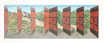 Lot 140 - Patrick Hughes (British 1939-), 'Great Wall', 2016