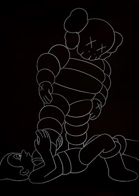 Lot 212a - Kaws (American 1974-), 'Chum vs Astroboy', 2002