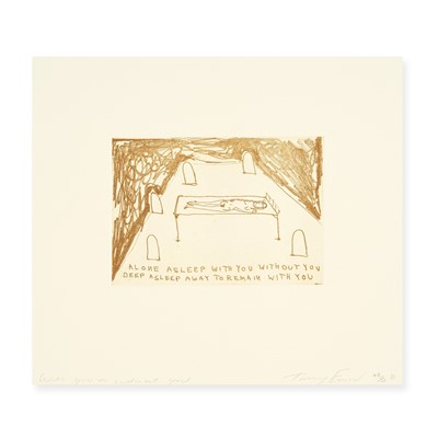 Lot 94 - Tracey Emin (British 1963-), 'With You Or With Out You', 2010