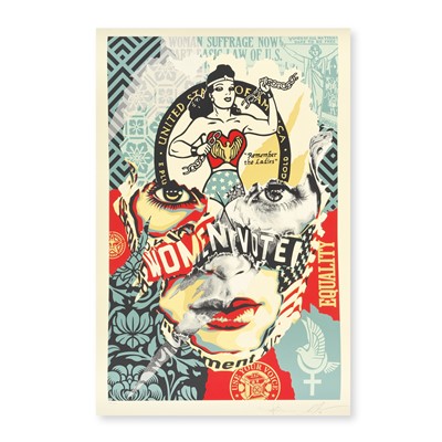 Lot 183 - Shepard Fairey & Sandra Chevrier (Collaboration), 'The Beauty Of Liberty And Equality', 2020