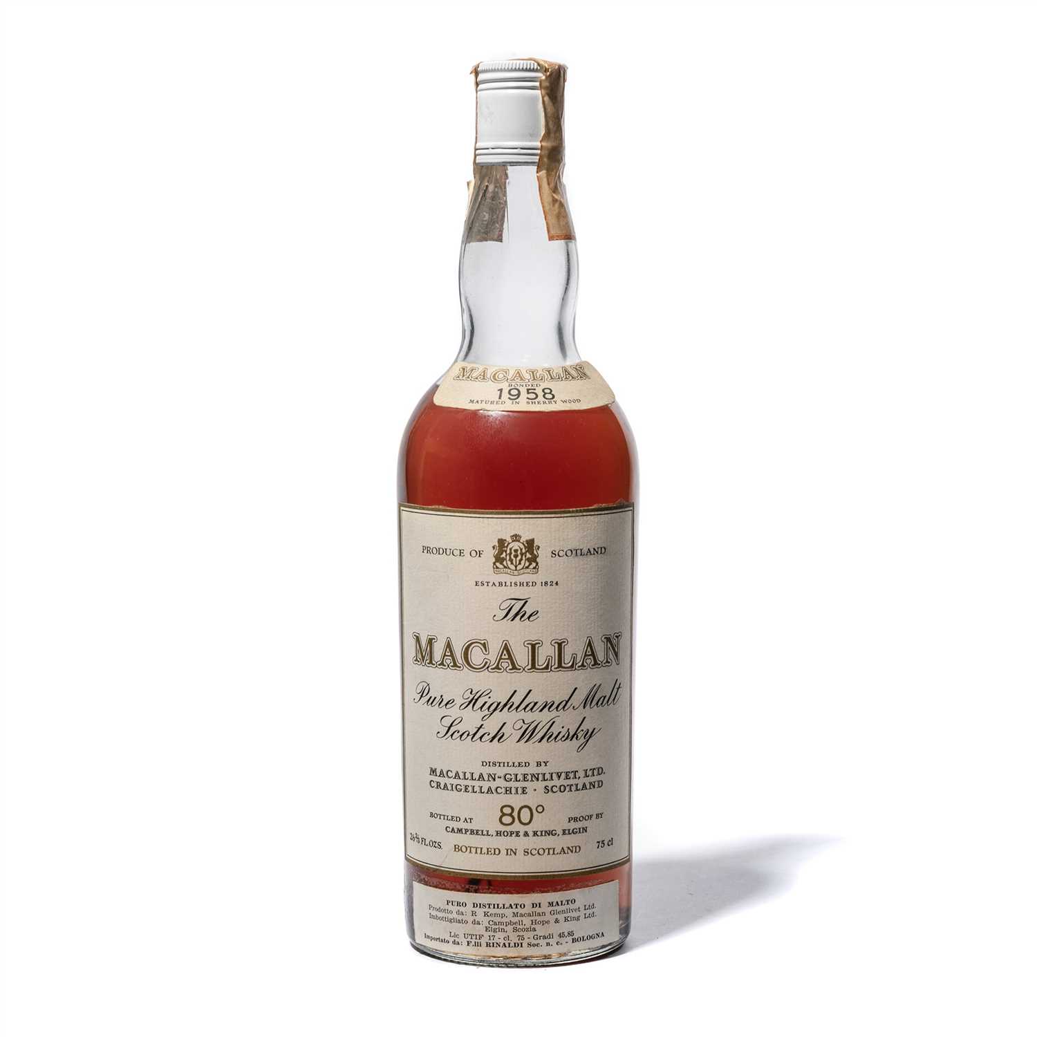 Lot 381 - 1958 The Macallan