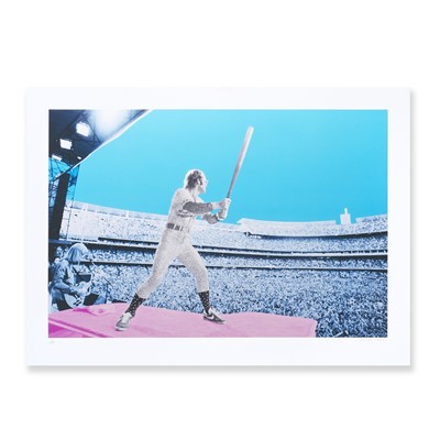 Lot 68 - David Studwell (British), 'Elton John: Home Run Dodger Stadium 1975'