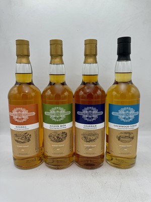 Lot 155 - 4 bottles Mixed Robert Graham Malt Whisky