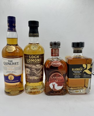 Lot 156 - 4 bottles Mixed Single Malt Scotch Whisky