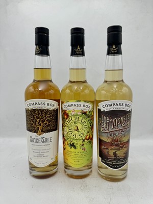 Lot 161 - 6 bottles Mixed Compass Box Blended Malt Whisky