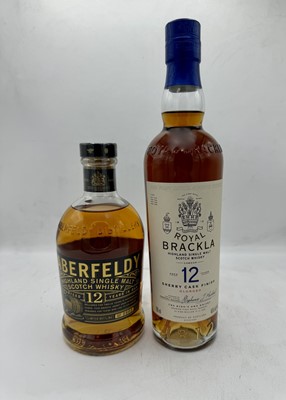 Lot 179 - 5 bottles Mixed Aberfeldy and Royal Brackla