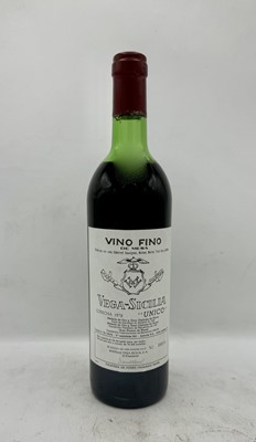 Lot 133 - 1 bottle 1972 Vega-Sicilia Unico