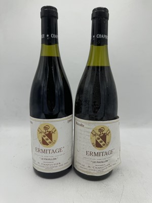 Lot 58 - 2 bottles 1991 Ermitage Le Pavillon Chapoutier