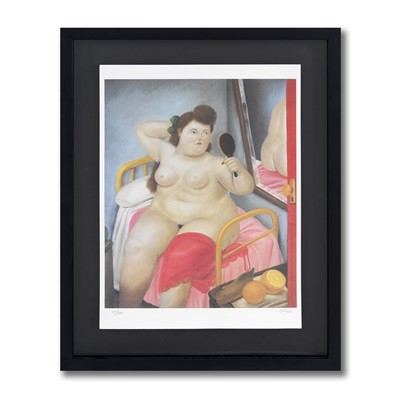 Lot 140 - Fernando Botero (Colombian 1932-), 'La Toilette', 1983