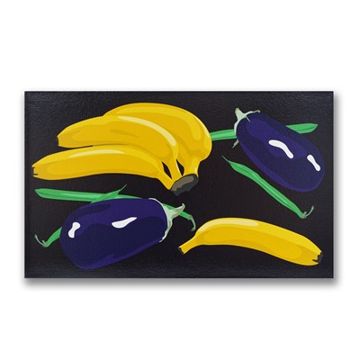 Lot 75 - Julian Opie (British 1958-), 'Still Life With Bananas, Aubergines And Green Beans', 2001