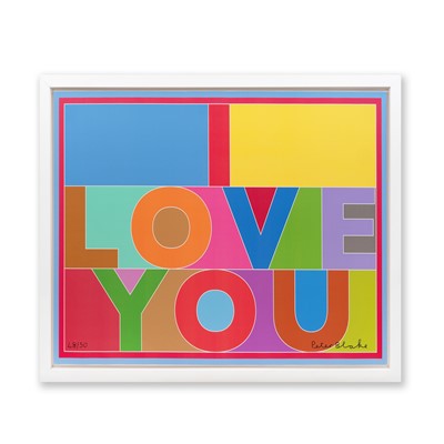 Lot 157 - Peter Blake (British 1932-), I Love You', 2013