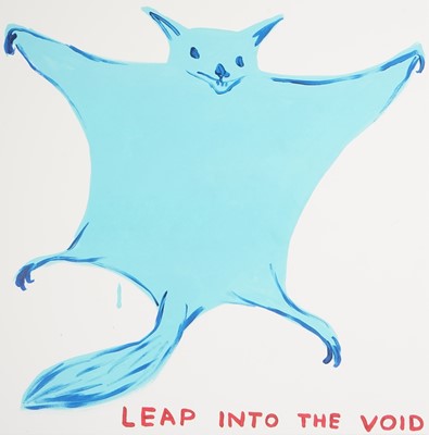 Lot 55 - David Shrigley (British 1968-), 'Leap Into The Void', 2023