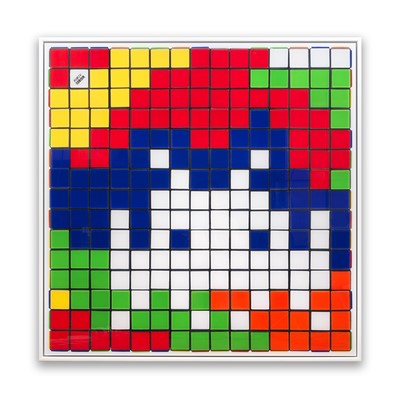 Lot 202 - Invader (French 1969-), 'Rubik Camouflage', 2023