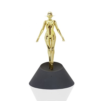 Lot 84 - Hajime Sorayama (Japanese 1947-), Sexy Robot Floating (Gold)', 2020