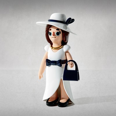 Lot 119 - Cesar Piette (French 1982-), 'The Modernist, The Modern Lady, The Modern Puppy Sculpture Set', 2020