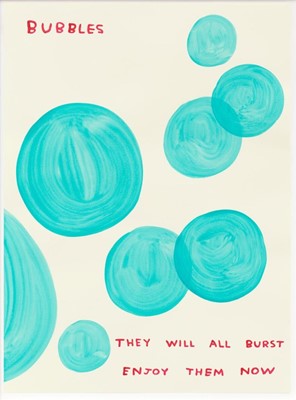 Lot 177 - David Shrigley (British 1968-), 'Untitled (Bubbles No.16)', 2024