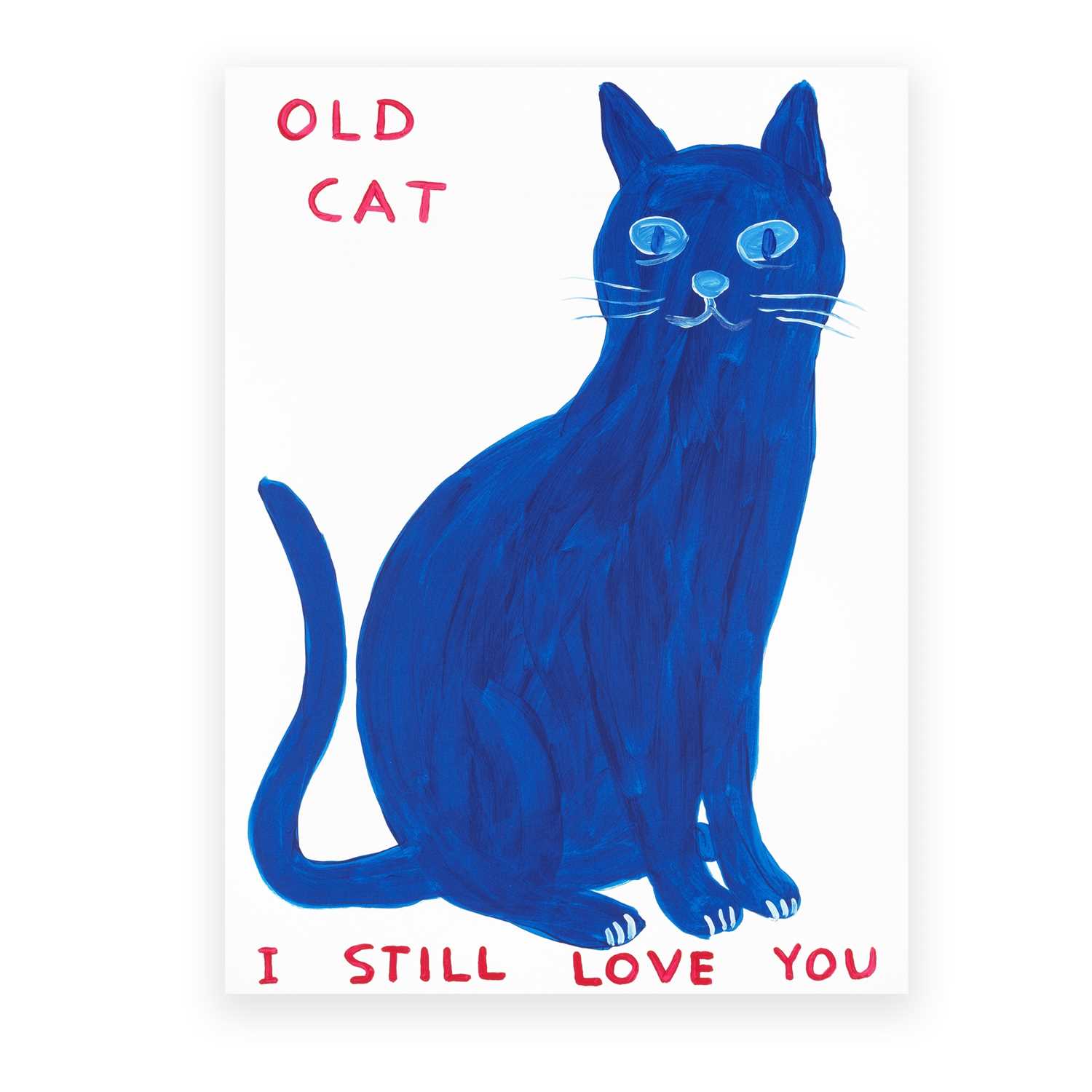 Lot 198 - David Shrigley (British 1968-), 'Old Cat', 2022