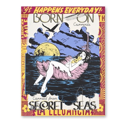 Lot 221 - Faile  (Collaboration), 'Secret Seas', 2019