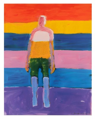 Lot 104 - Katherine Bradford (American 1942-), 'Person With Colours', 2024