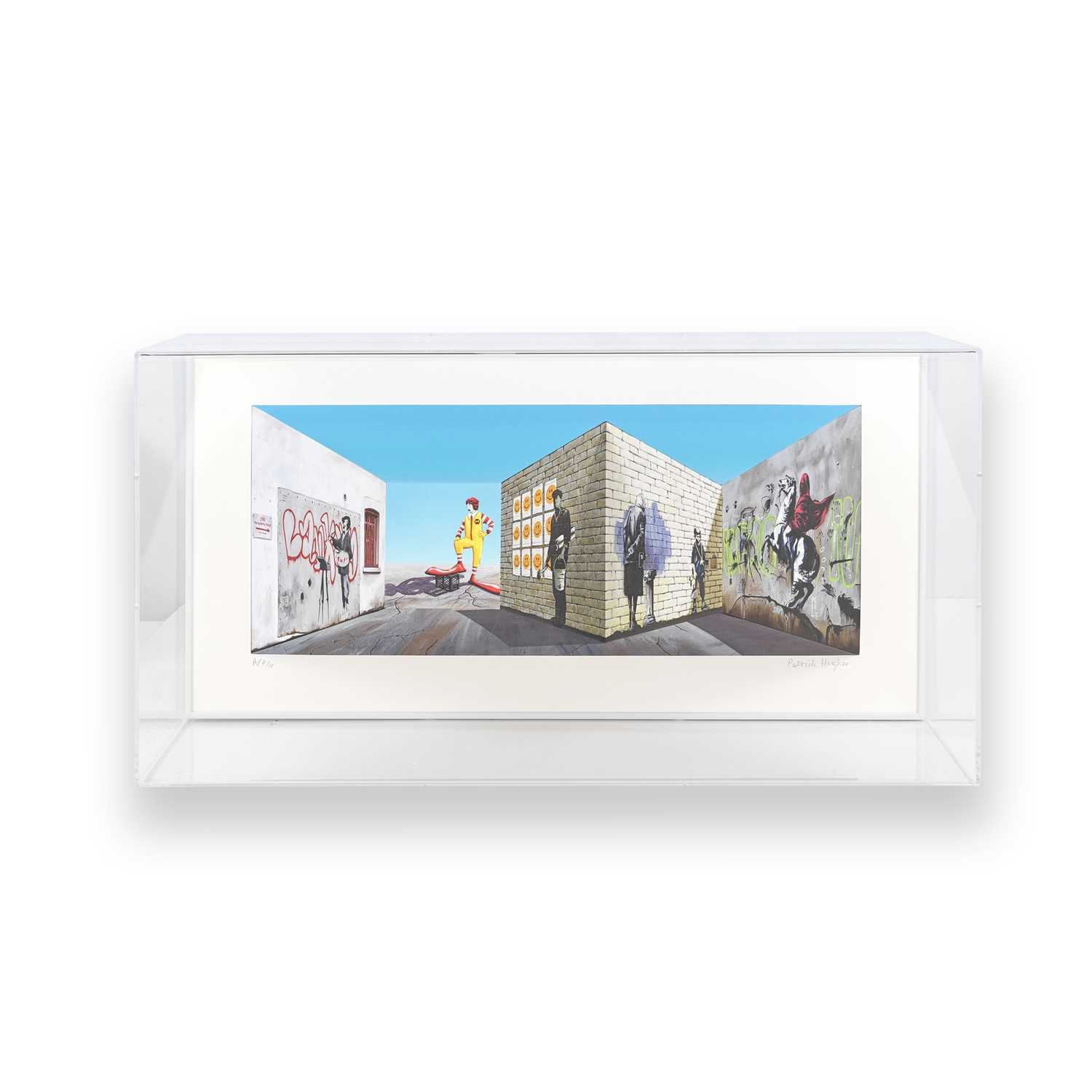 Lot 154 - Patrick Hughes (British 1939-), 'Street', 2021