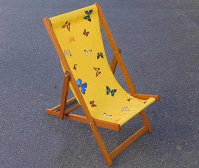 Lot 49 - Damien Hirst (British 1965-), 'Yellow Deckchair', 2008