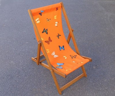 Lot 48 - Damien Hirst (British 1965-), 'Orange Deckchair', 2008