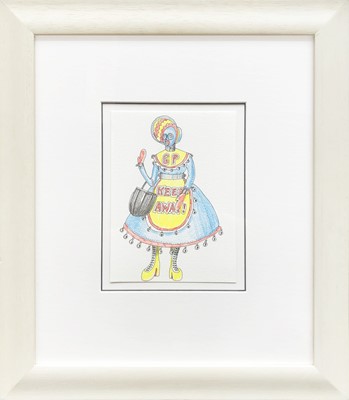 Lot 180 - Grayson Perry (British 1960-), 'Frock And Gas Mask', 2020