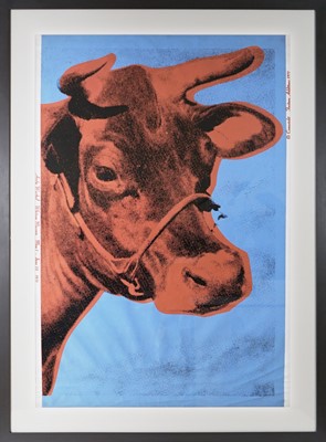 Lot 149 - Andy Warhol (American 1928-1987), 'Cow (Blue)', 1971