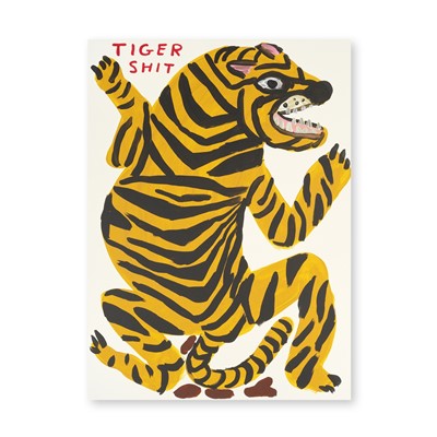 Lot 56 - David Shrigley (British 1968-), 'Tiger Shit', 2021