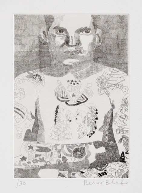 Lot 116 - Peter Blake (British 1932-), 'Elvis Two Rivers', 2014