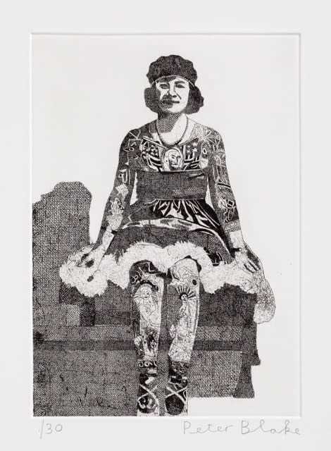 Lot 117 - Peter Blake (British 1932-), 'Liberty Beauty Rose', 2014