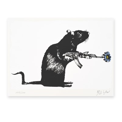 Lot 213 - Blek Le Rat (French 1951-), 'The Warrior', 2018