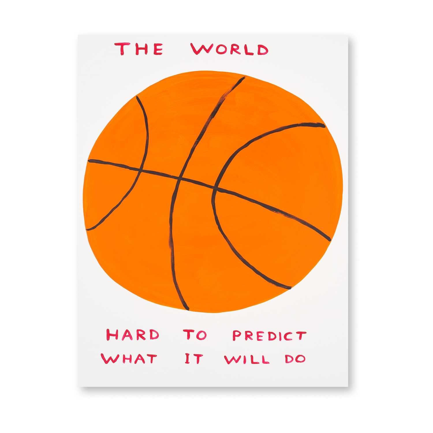 Lot 125 - David Shrigley (British 1968-), 'The World', 2020