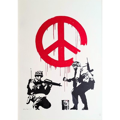 Lot 173 - Banksy (British 1974-), 'CND Soldiers', 2005