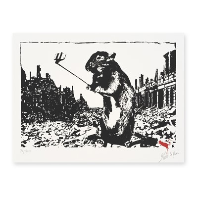 Lot 209 - Blek Le Rat (French 1951-), ' Après l’Apocalypse', 2017