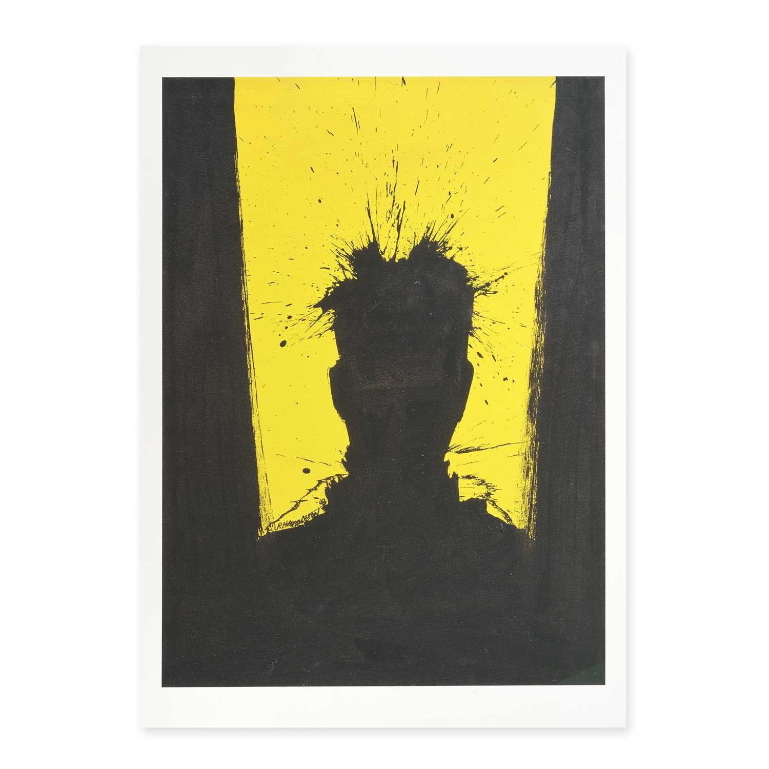 Lot 259 - Richard Hambleton (Canadian 1952-2017), 'Shadow Head (Yellow)', 2018