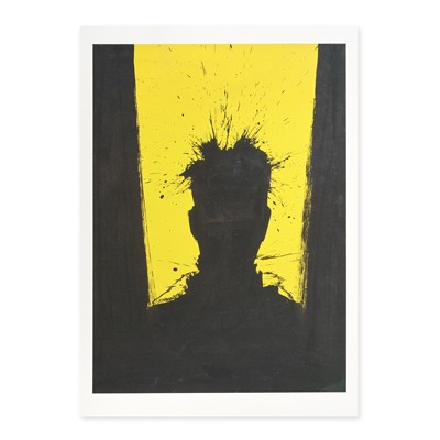 Lot 250 - Richard Hambleton (Canadian 1952-2017), 'Shadow Head (Yellow)', 2018