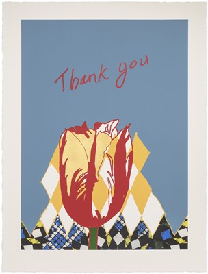 Lot 103 - Yinka Shonibare (British 1962-), 'Thank You', 2020