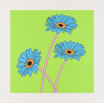 Lot 83 - Michael Craig-Martin (British 1941-), 'Gerberas', 2020