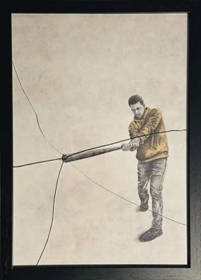 Lot 9 - Andrew Scott (British), 'Smash (Gold)', 2024