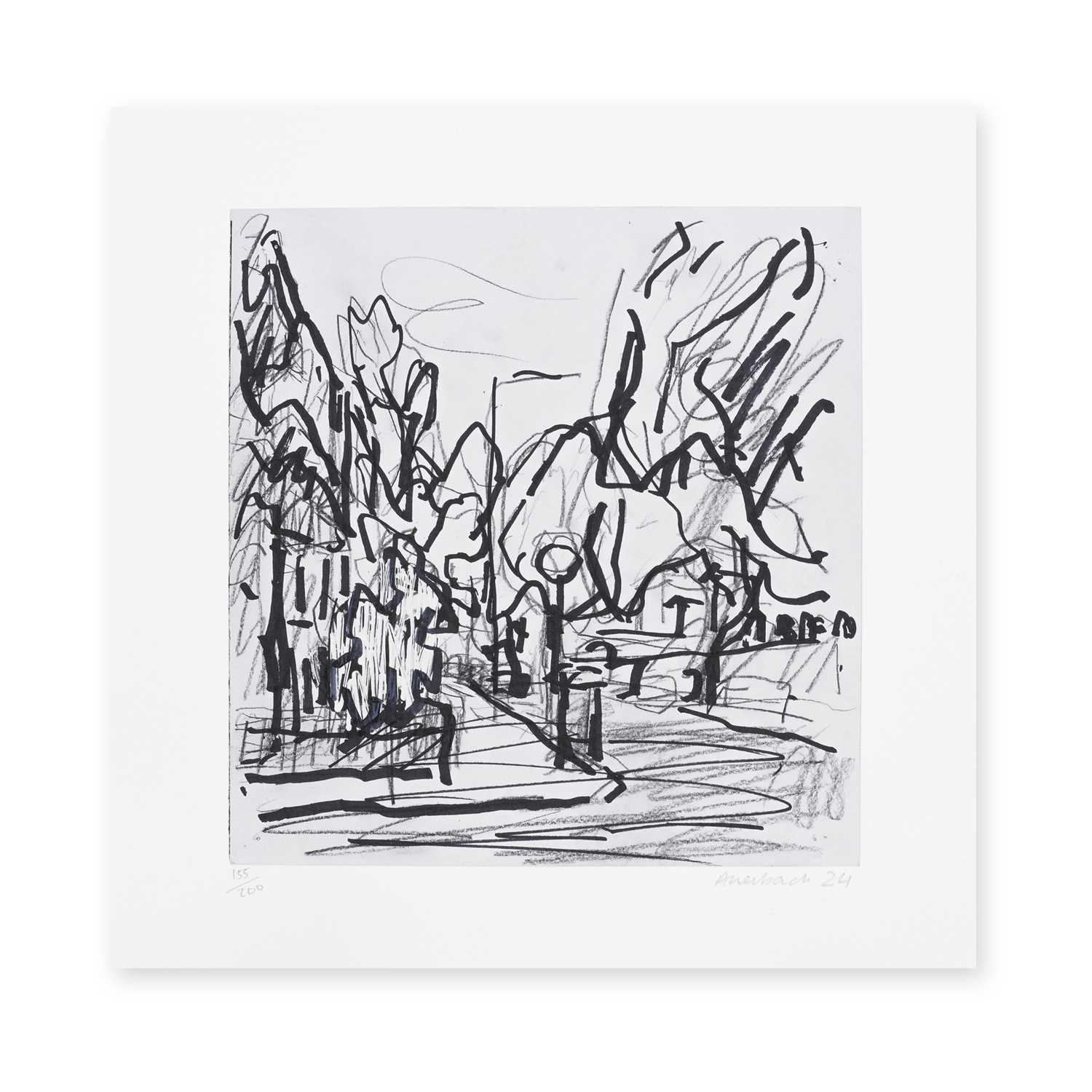 Lot 141 - Frank Auerbach (German 1931-), 'Sketch for Mornington Terrace', 2015/16