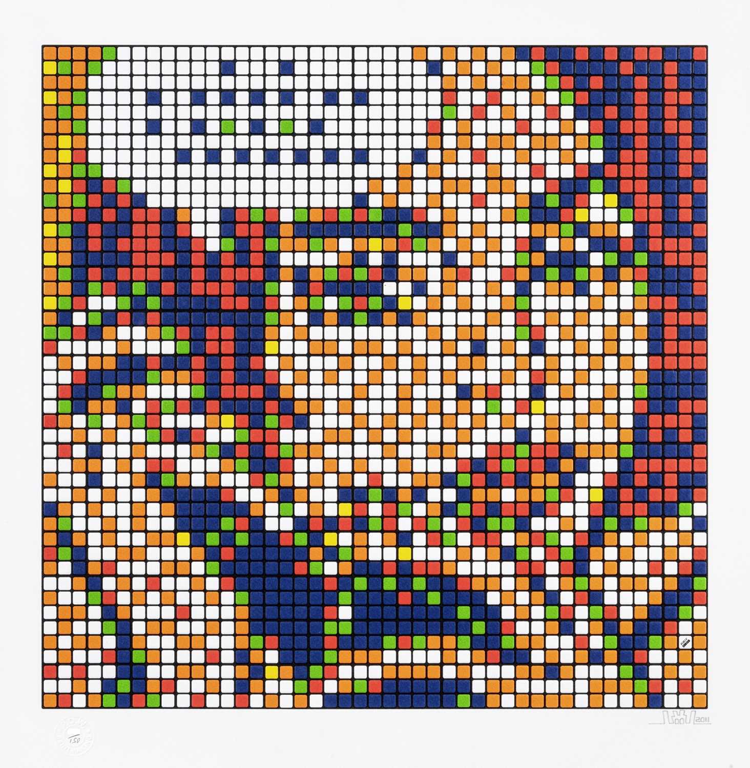 Lot 201 - Invader (French 1969-), 'Oh...Alright', 2011