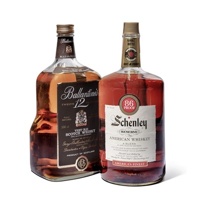 Lot 454 - Armagnac, Scotch Whisky and American Whiskey in large format
