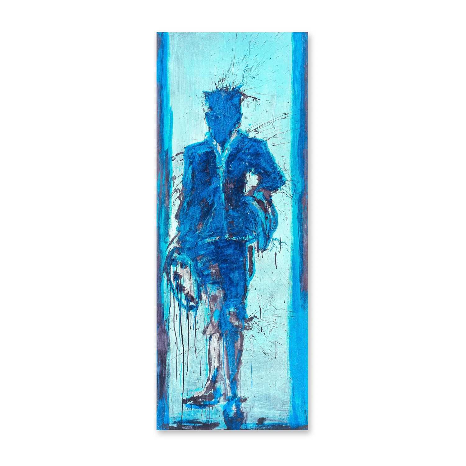 Lot 261 - Richard Hambleton (Canadian 1952-2017), 'Standing Shadow (Blue)