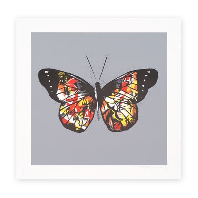 Lot 229 - Martin Whatson (Norwegian 1984-), 'Butterfly (Red)', 2017