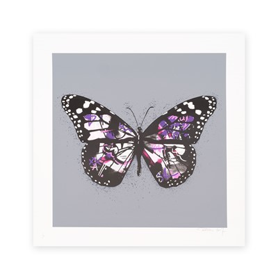 Lot 228 - Martin Whatson (Norwegian 1984-), 'Butterfly (Purple)', 2017