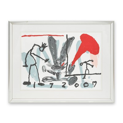 Lot 5 - Aki Kuroda (Japanese 1944-), Space Rabbit I', 2008