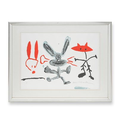 Lot 6 - Aki Kuroda (Japanese 1944-), 'Space Rabbit II', 2008