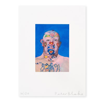 Lot 117 - Peter Blake (British 1932-), 'Tattooed Man', 2015