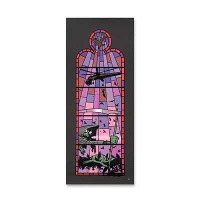 Lot 209 - Jamie Hewlett (British 1968-), 'Stained Glass Window (Small, Right)', 2005